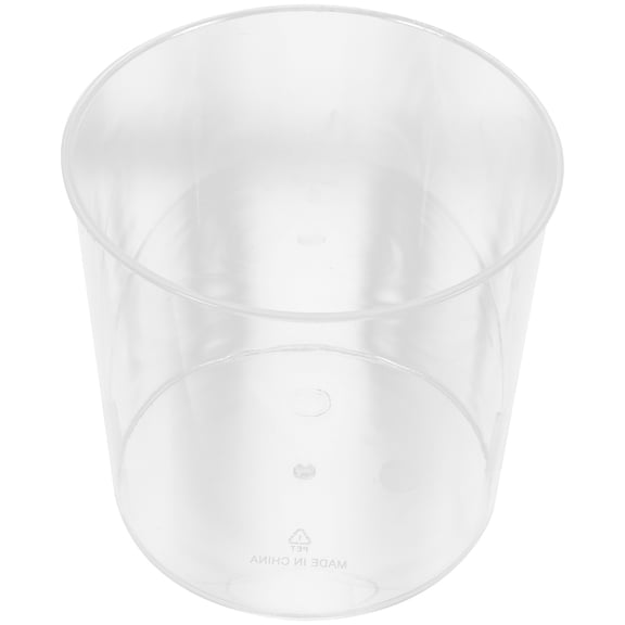 Topbathy White Plastic Cylinder Container Large Round Vase Decorative Flower Bucket for Home Decor