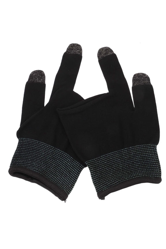 y Black Gaming Gloves with Touchscreen Compatibility, Soft and , 1 Pair for Enhanced Game Control