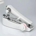 thumbnail image 1 of Topbathy Portable Handheld Sewing Machine White Lightweight Stainless Steel for Sewing and Repair, 1 of 6