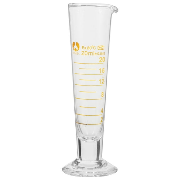 Topbathy Laboratory Measuring Cup Glass Beaker Chemistry Triangular Beaker