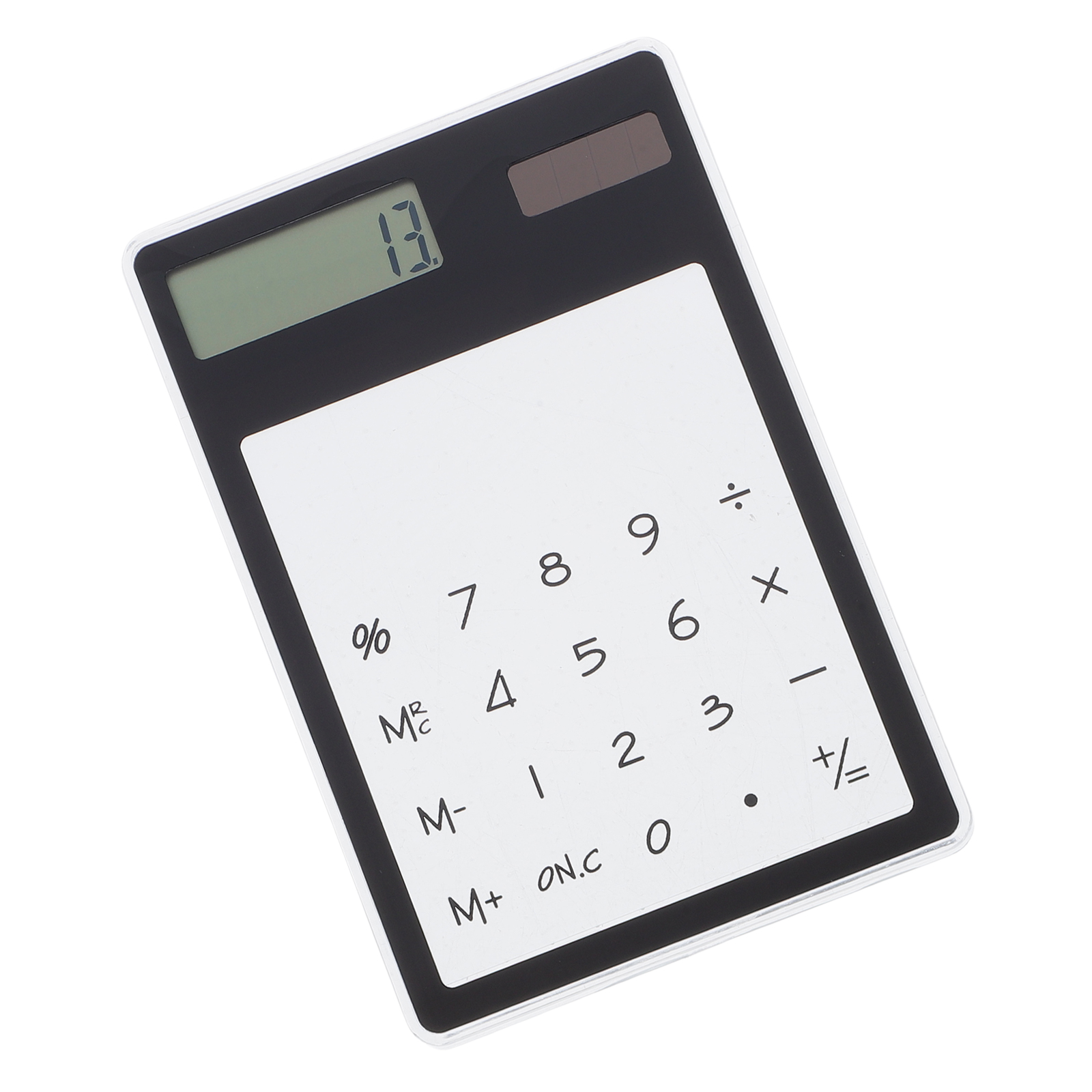 Topbathy Lar Touch Screen Solar Powered Calculator 8 Display Handheld ...