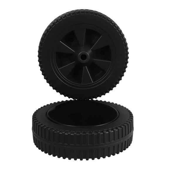 Topbathy 2Pcs Heavy Duty Plastic Grill Wheels for Bbq Cart Compatible with Gas Grill and Outdoor Use