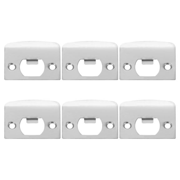 Topbathy Door Plate Heavy Duty Stainless Steel for Security and Privacy 6Pcs