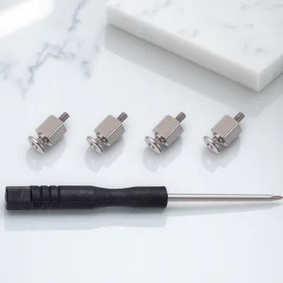 Topbathy SSD Hard Disk Mounting Screw M2 SSD Screw Kit Stainless Steel for DIY Users 1 Set