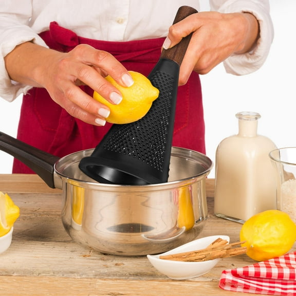 Topbathy Manual Food Grinder Cheese Vegetable Slicer Wood 1Set