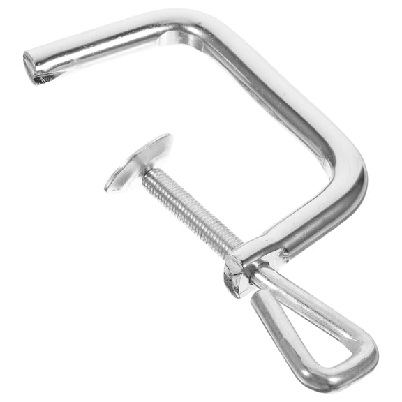 Topbathy Universal Pasta Maker Clamp Plated Silver Metal Replacement Part for Easy Installation