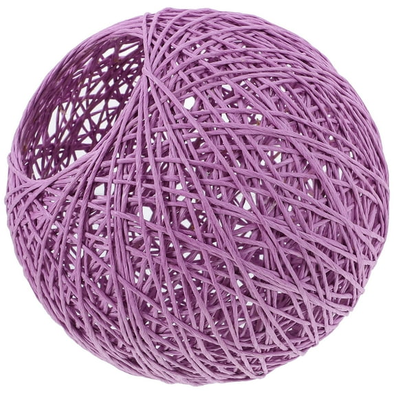 Topbathy Oatipho Rattan Light Fixture, Woven Basket Chandelier Shade, Large Purple Vintage Pendant Lamp Shade for Restaurant Hotel Coffee Shop