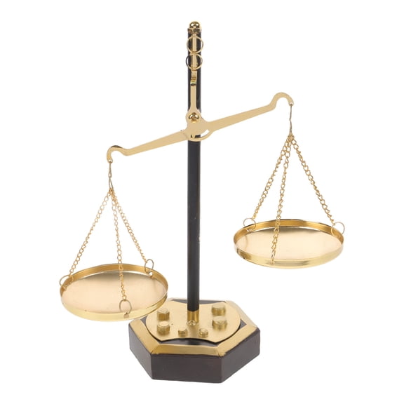 Topbathy Metal Balance Scale Multi-Color Iron Alloy for Home Decor Libra Inspired