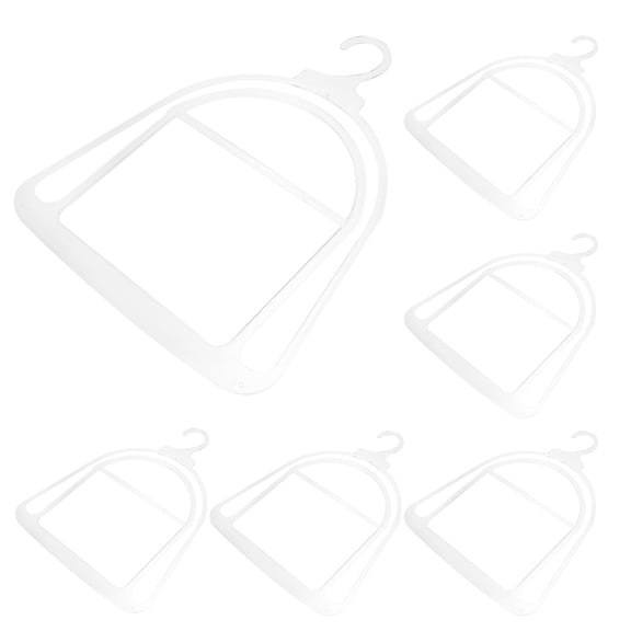 Topbathy 10Pcs Clear Plastic Hat Rack Organizers for Closet Storage Compact Design Hat Holder with Smooth Finish