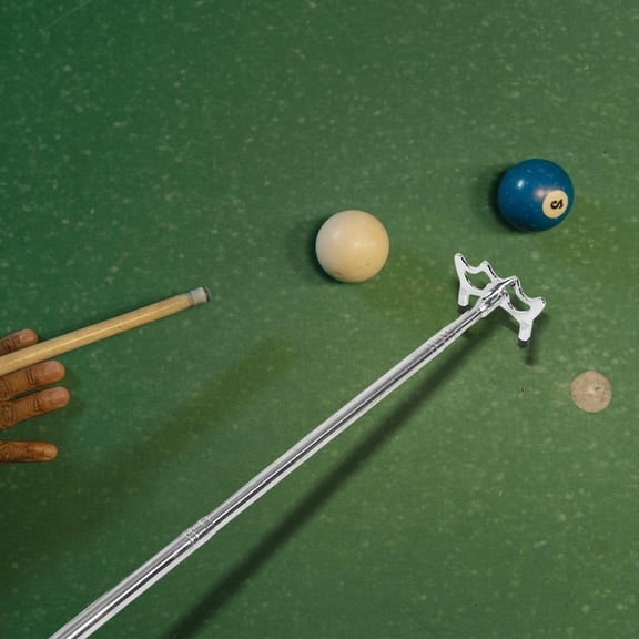 Topbathy Versatile Telescoping Pool Cue Bridge Stick with Antislip Handle for Casual and Competitive Games
