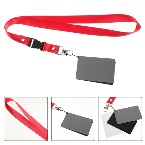 Topbathy White Balance Card for Photography with Durable Portable Reflective Panel