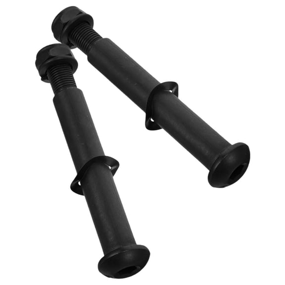 Topbathy Elliptical Machine Bolts Black Sturdy Fitness Screws 2Pcs