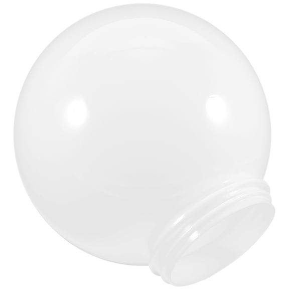 Topbathy White Acrylic Round Globe Light Cover Replacement for Wall and Floor Lamps