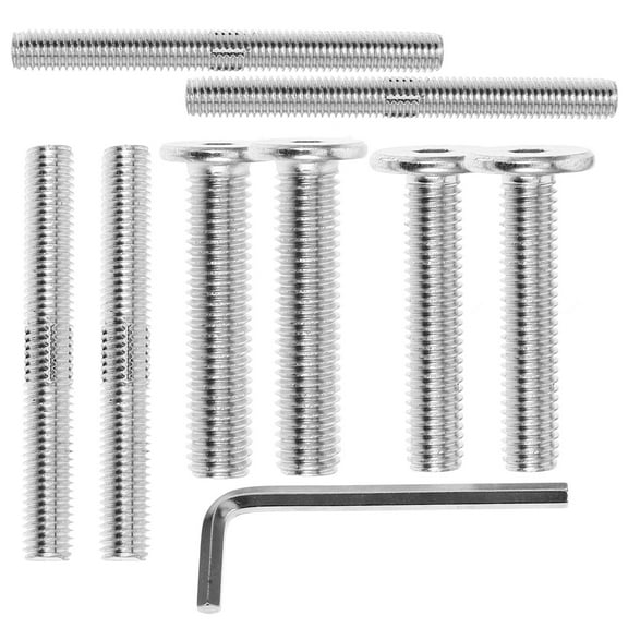 Topbathy Replacement Parts for Cat Condo Steel Bolts M8x10 Double Ended Screws Tool for Scratching Posts