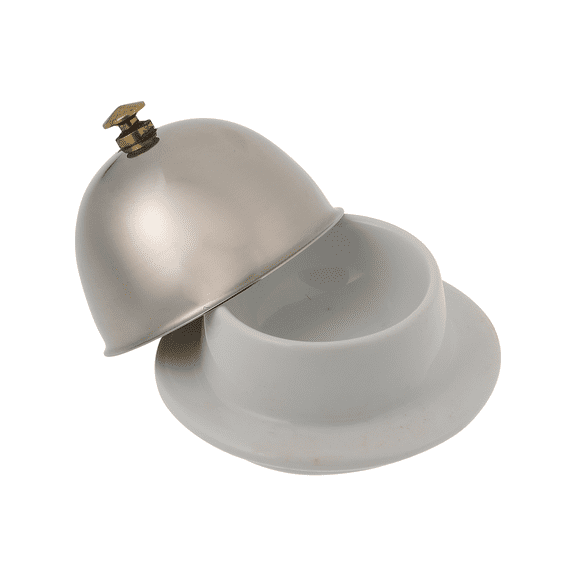 Topbathy 1Pc Ceramic Butter Dish with Lid for Serving Butter Spices and Desserts