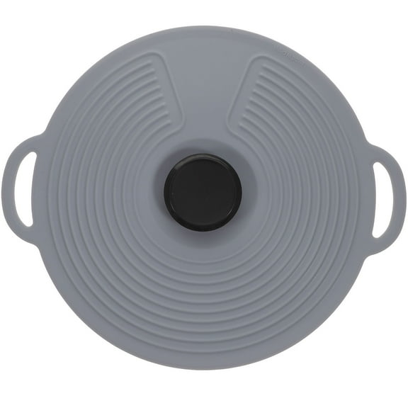 Topbathy Airtight Cover Pot Silicone Cover Grey Dust-proof Home Users Food Storage 1Pc