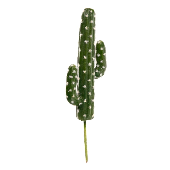 Topbathy Simulation Green Cactus Fake Plant for Topiaries Wreaths and Class Project Decor