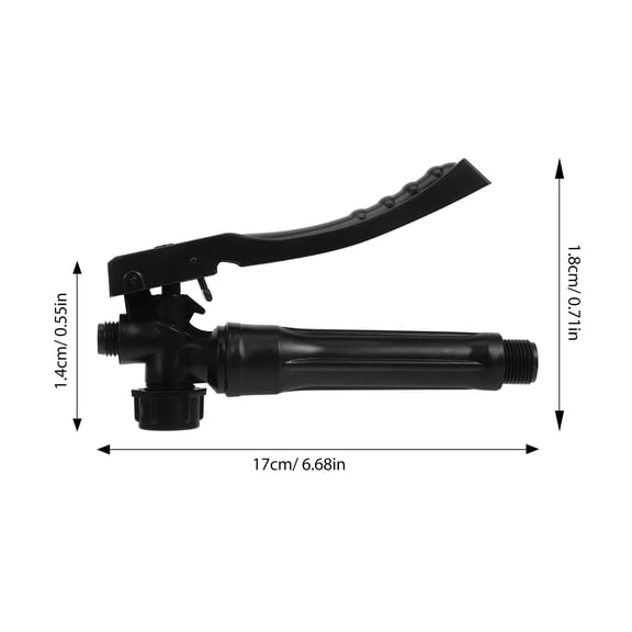 Topbathy 3Pcs Sprayer Wand Replacement Black PP Plastic Compatible with Garden and Agriculture Pump Sprayer Equipment