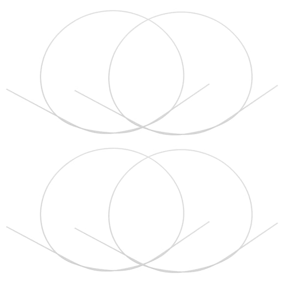 Topbathy Sticks for Kite Plastic White DIY Assembly for Flying Activities