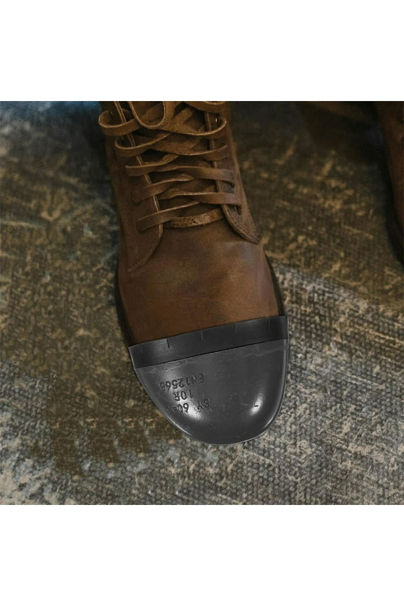 y Toe Guards for Work Boots 2Pairs Safety Toe Covers Rubber Plastic for Workers in Warehouses 3.54X2.48X1.77in