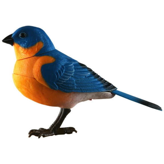 Topbathy Motion Activated Singing Birds Bird Shaped Plastic 1Set