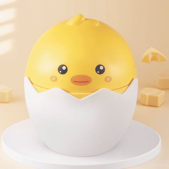 Topbathy Yellow Mini Trash Can PP Desktop Garbage Bin for Home Effortlessly Organize Your .5L