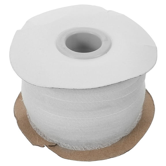 Topbathy Clothing Interfacing Roll White Fusible Fabric with Center Line for Easy Sewing and Iron Bonding