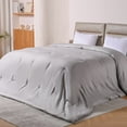 thumbnail image 1 of Topblan Oversized King Comforter 120"x120", Lightweight and Breathable Bedding Comforter Duvet Insert for All Seasons, Gray, 1 of 9