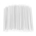 thumbnail image 1 of Topboutique 100 PCS Clear Plastic Boba Straws, 0.43" Wide X 9.45" Long Disposable Smoothie Straws for Bubble Tea, Milkshakes, Popping Pearls, 1 of 9
