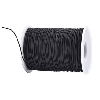 Black Elastic Stretchy String , Paxcoo Stretch Bead Cord for Bracelets,  Necklaces, Jewelry Making and Beading Supplies