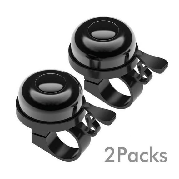 Topboutique 2 Pcs Bike Bell, Classic Bicycle Bell for Adults Brass Loud Crisp Clear Sound Handlebar Ring Bell for City Bike, Road Bike, Mountain Bike, Scooters