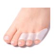 thumbnail image 1 of Topboutique 2Pcs Gel Pinky Toe Separator, Three-Holes Gel Toe Separators for Curled Pinky Toes, Overlapping Toe, Blisters, Pain Relief from Friction, 1 of 6