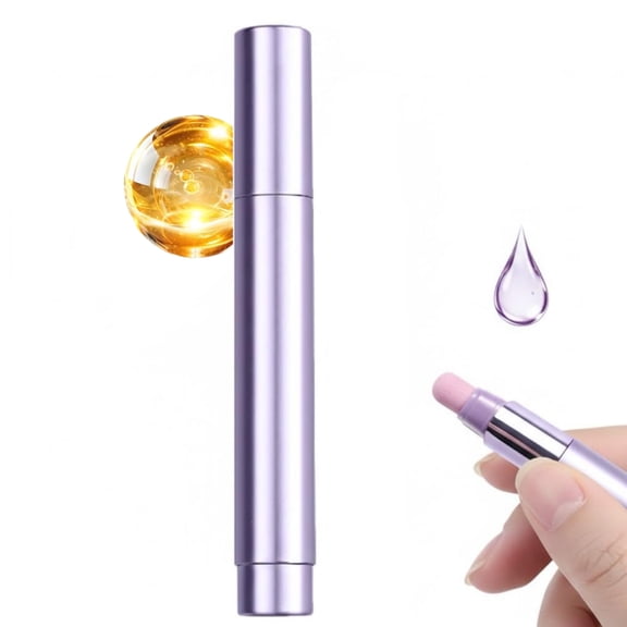 Topboutique 3-in-1 Nail Care Pen Cuticle Oil Pen with Ceramic Tip Nail Cuticle Remover & Strengthener Oil Pen Moisturize Brighten Repair Dry Cracking Nails, Reduce Hangnails, 1 Pc