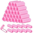 thumbnail image 1 of Topboutique 36 Pieces Foam Sponge Hair Rollers Flexible Sleeping Curlers Soft Hairdressing Curlers, 20 mm Mini Foam Hair Styling Curlers for Adults and Kids (Pink), 1 of 8