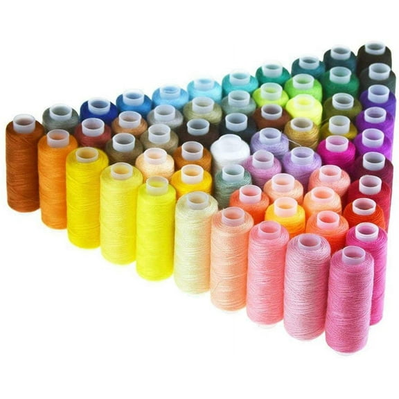 Topboutique 60 Colors 250 Yards Each Cotton Sewing Thread Spools for Hand Machine Arts, Crafts & Sewing Clothing Crafting