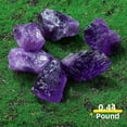 thumbnail image 1 of Topboutique Amethyst Crystals Rough Stones Natural Healing Crystal Reiki Stone for Tumbling Fountain Rocks Polishing Cutting Gemstone 200g,0.78-1.18 inch/2-3 cm, 1 of 6