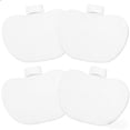 thumbnail image 1 of Topboutique Baseball Palm Pads Shock Stop Palm Pad Foot Support Pads Baseball Glove Pad Spiked Pads Forefoot Support Pad Catcher Batting Thumb Guard, 4 Pcs White, 1 of 4