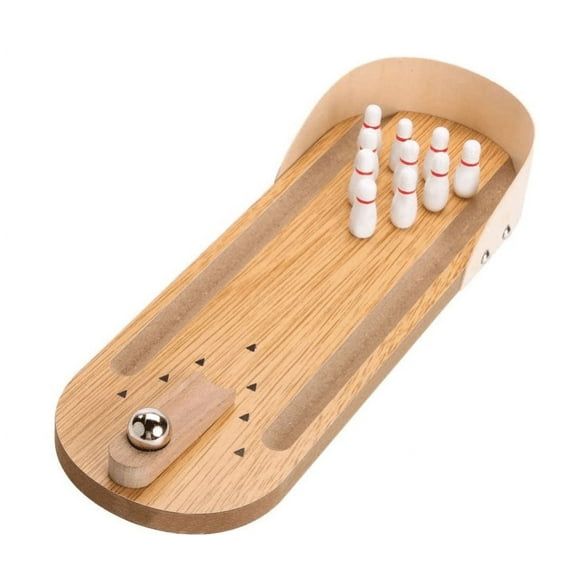Topboutique Classic Mini Tabletop Tenpin Bowling Set / Fun Family Game / Easy to Assemble / Novelty Gift Idea
