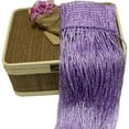 thumbnail image 1 of Topboutique Door Curtains,String Curtains for Doorways,Glittering Silver Wire Curtains,Decorative Wall Panel Fringe,Window Room Divider Blind Divider Tassel Screen,Hanging Curtains,79”X39'' (Purple), 1 of 9