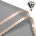 thumbnail image 1 of Topboutique Florist Bouquet Wrapping Paper 10 Sheets Gray Matte Flower Packaging Paper with Gold Edges Waterproof DIY Floral Paper for Graduation Birthday Christmas Valentine's Day, 1 of 6