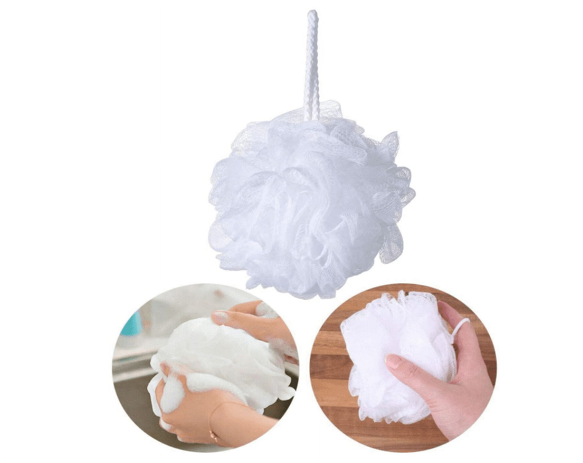 Topboutique Gentle Exfoliation Bath Sponge and Shower Loofahs, Mesh Netting Loofah Body Scrubber