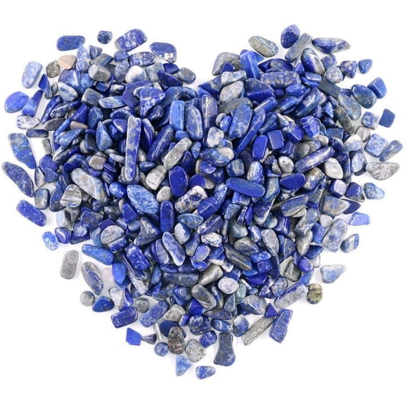 Topboutique Lapis Lazuli,Crushed Gemstone Chips,Small Tumbled Chips Stone,Irregular Shaped Stones Crystal,Quartz Crystal Stones for Jewelry Making Fish Tank Decoration Gift,0.66 lbs/300 g