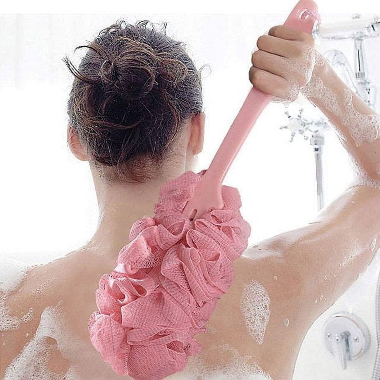 Topboutique Loofah on a Stick, Bath Sponge with Handle, Loofah Back ...