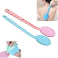 thumbnail image 1 of Topboutique Lotion Applicator for Back,Back Rubs Massager Bath Brush,Easily Self Apply Lotions,Entire Body Skin Care Tools,Back Moisturizer Sunscreen Applicator,Extra Long Handle，2 Pack (Blue+Pink), 1 of 1