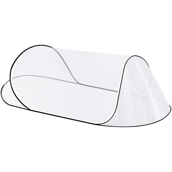 Topboutique Mosquito Net Large Pop Up Mosquito Tent Portable Mosquito Net Foldable Mosquito Net for Camping Travel Terrace Bed Easy and Quick Installation(78 * 31 * 22inch) (Black Fixed Size)