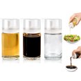 thumbnail image 1 of Topboutique Oil Bottle,3 Pcs Glass Oil Dispenser Bottles,Soy Sauce Dispenser,Kitchen Oil Dispenser,Sauce Holders Bottle,Glass Oil Bottle for Cooking Picnics and Travel-3.4oz/100ml, 1 of 7