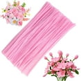 thumbnail image 1 of Topboutique Pipe Cleaners 200 Pcs Pink Chenille Stems Craft Supplies 12 inch Long Fluffy Pipe Cleaners Pipe Cleaners Flower Kit for Creative DIY Art Craft Projects,Christmas Decor, 1 of 7