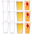 thumbnail image 1 of Topboutique Plastic Cup, 12 Pcs Reusable Drinkware Tumblers,Reusable Cups Camping Cups, Stacking Water Glasses Cups(Transparent Color, 530ml), 1 of 9