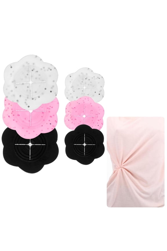 Shirt Cincher Clip 6 Pcs Invisible Cinch Clips Silicone Cinch Clip Shirt Clip Concealed Waist Cincher Clip Adjustable Waist Cinch Clips Reusable Pants Clips for Dresses T-Shirts Blouses
