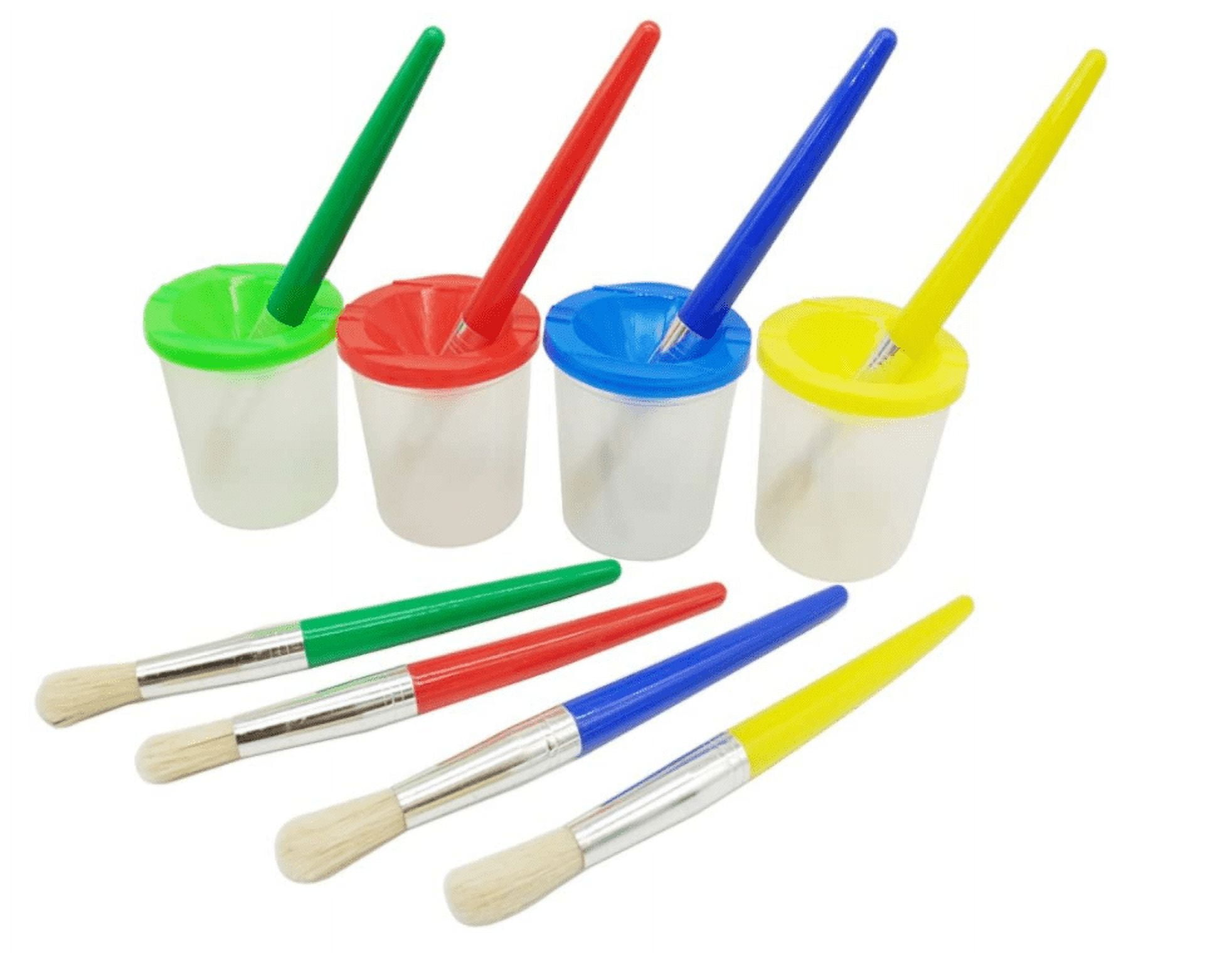 Topboutique Spill Proof Paint Cups , 4 No Spill Paint Cups Set With ...